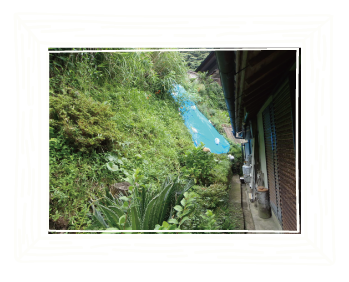 石積擁壁工事前