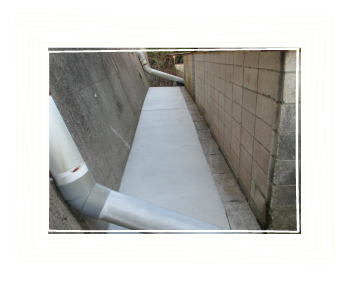 防草コンクリート工事