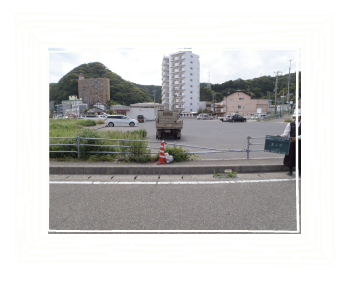 防護柵補修工事前